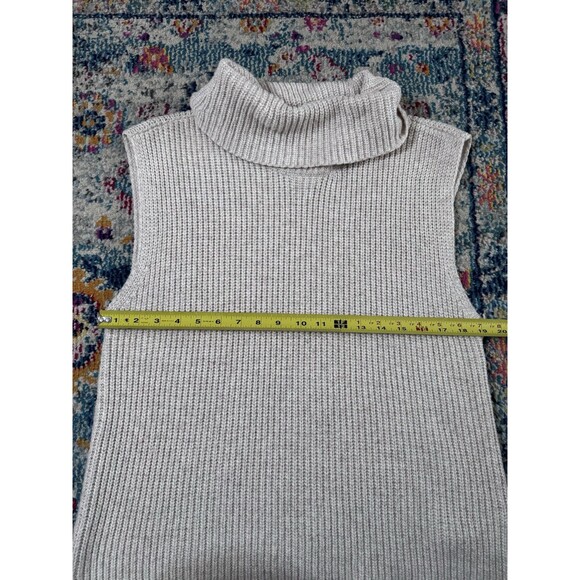Rachel Zoe Sleeveless Turtleneck Sweater Size Medium - Picture 6 of 7